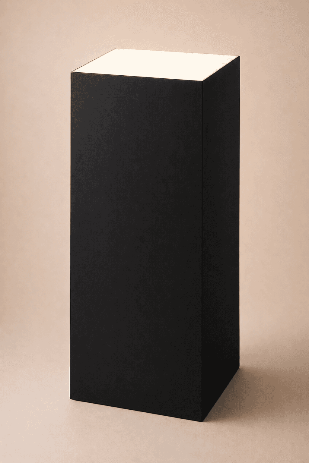 Black Laminate Pedestal with Ambient Light No. 16