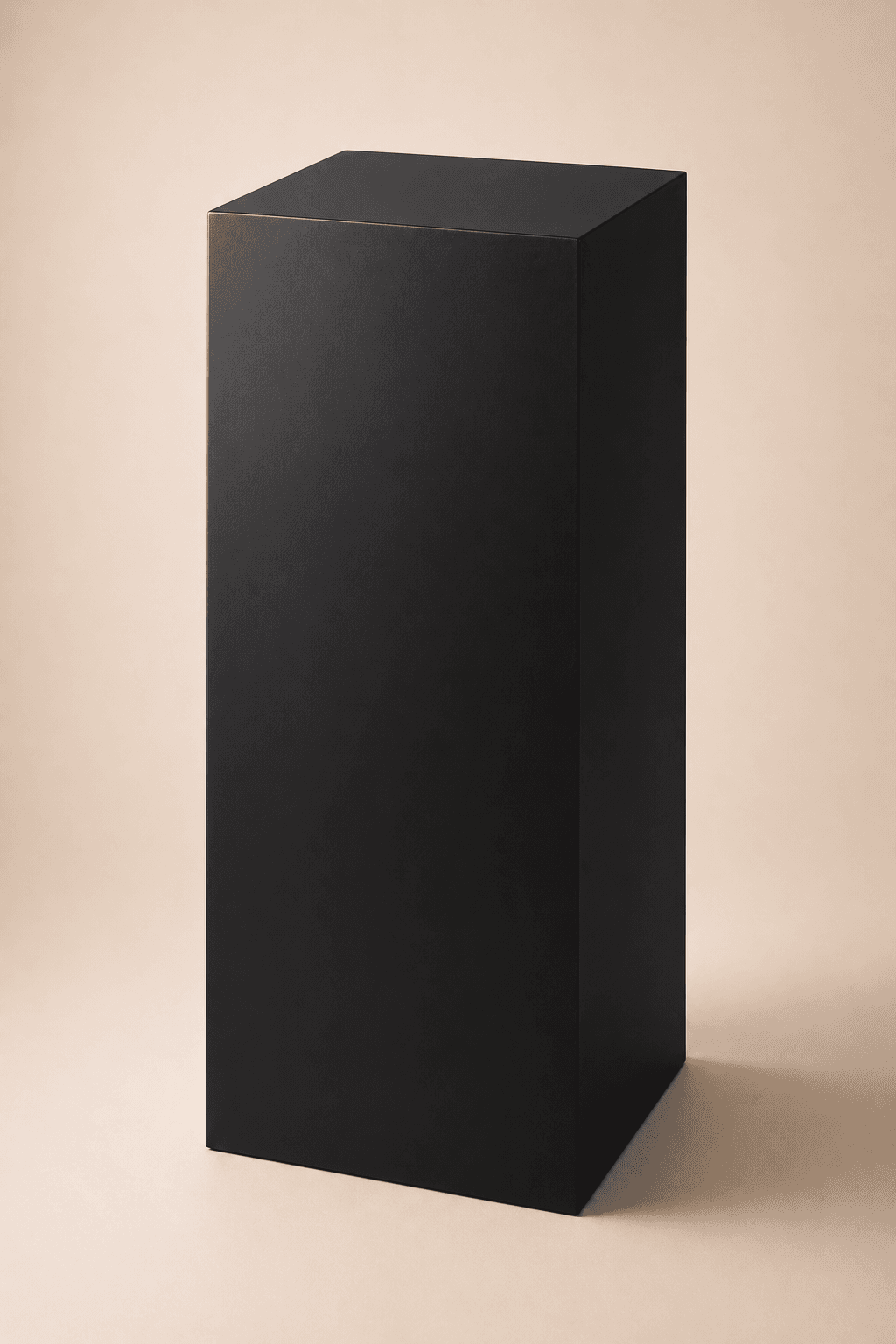 Black Satin Laminate Pedestal No. 19
