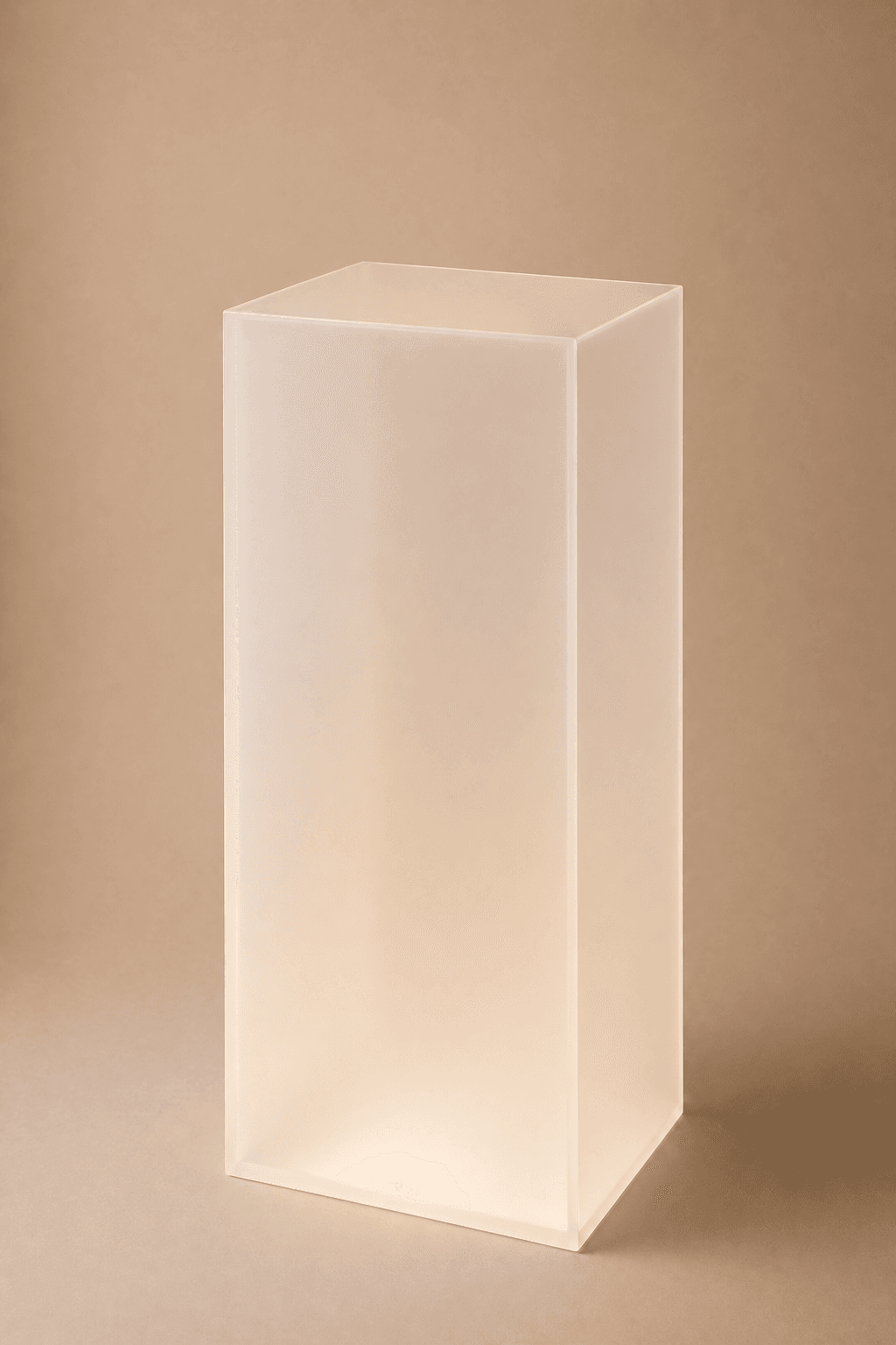 Frosted Acrylic Pedestal No. 28
